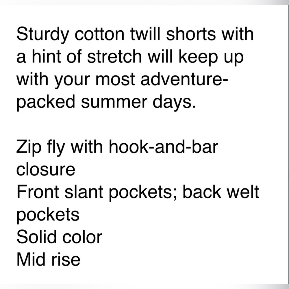 CALSON COTTON TWILL MID RISE  NORDSTROM GRAY SHORTS NEW - Picture 6 of 10